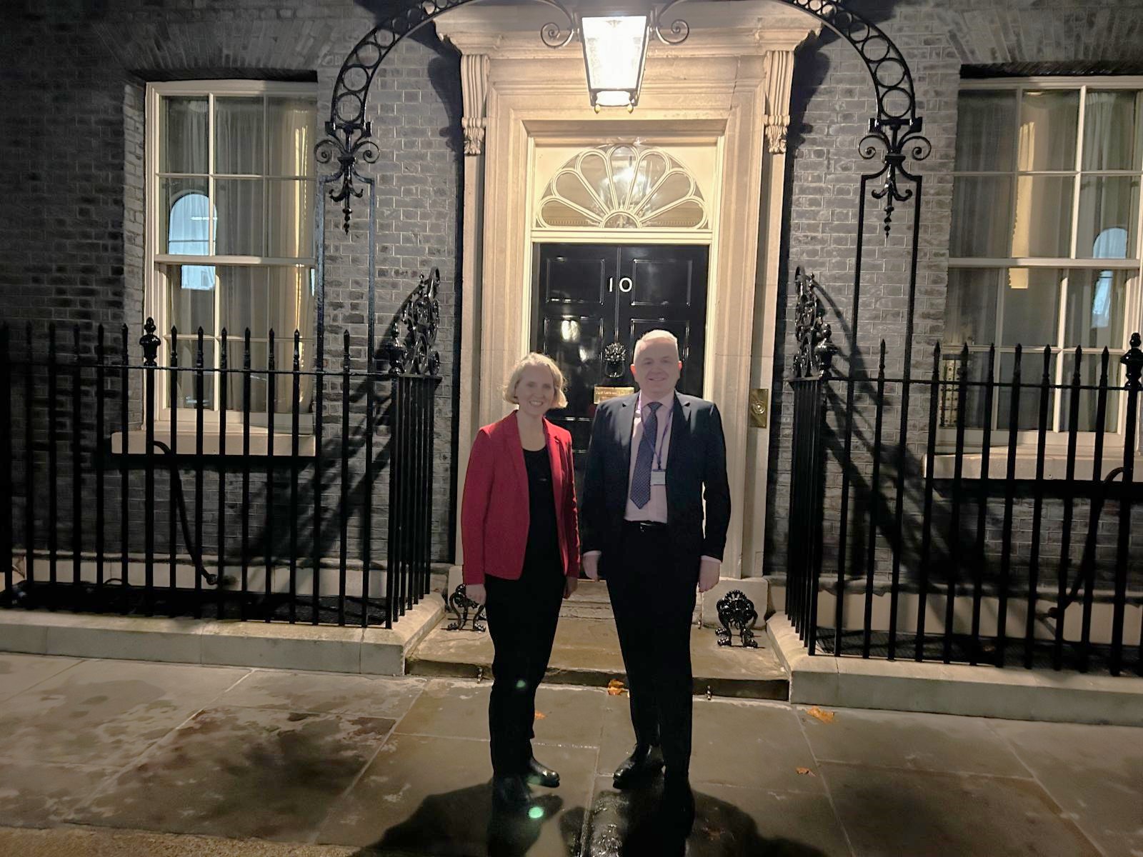 Airflow visits 11 Downing Street